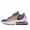 Nike Air Max 270 React Unisex CK2595 500 Purple Yellow White Running Shoes 