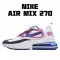Nike Air Max 270 React Womens CI3899 100 White Purple Black Running Shoes 