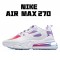 Nike Air Max 270 React Womens CU2995 911 Purple White Running Shoes 