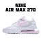 Nike Air Max 270 React Womens CZ0372 101 White Pink Green Running Shoes 