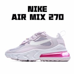 Nike Air Max 270 React Womens CZ0374 500 Pink White Running Shoes 