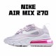 Nike Air Max 270 React Womens CZ0374 500 Pink White Running Shoes 