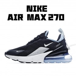 Nike Air Max 270 Unisex AH6789-009 Black White Gray Running Shoes 