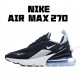 Nike Air Max 270 Unisex AH6789-009 Black White Gray Running Shoes 