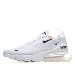 Nike Air Max 270 White Black Running Shoes AH8050 100 Unisex 