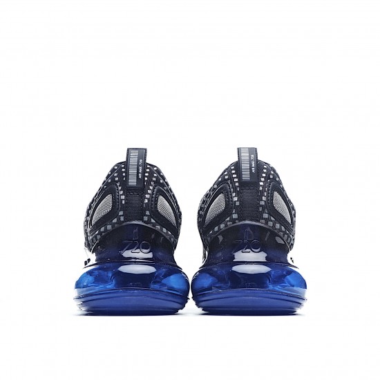 Nike Air Max 720 Black Blue Running Shoes CK5033 400 Mens 