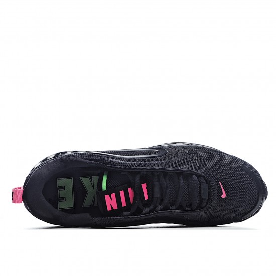 Nike Air Max 720 Black Green Running Shoes CQ4614 001 Unisex 