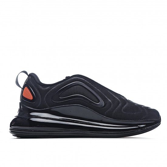 Nike Air Max 720 Black Red Running Shoes AO2924 013 Orange Mens 