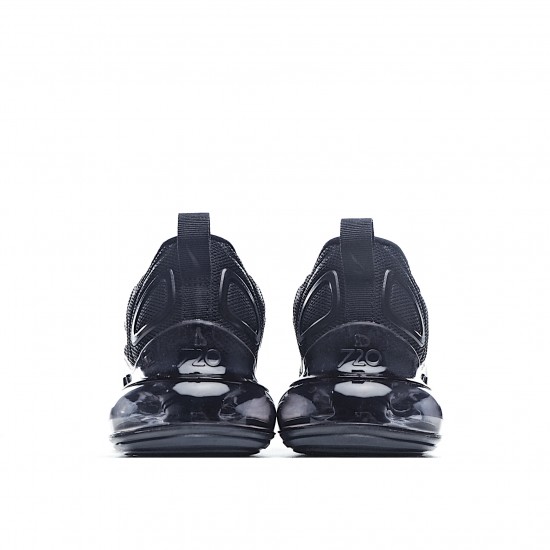 Nike Air Max 720 Black Running Shoes AR9293 006 Unisex 