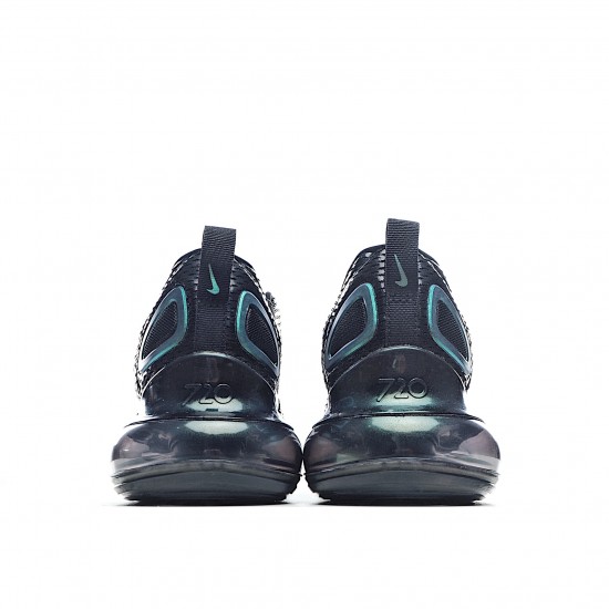 Nike Air Max 720 Unisex AO2924 003 Black Blue Running Shoes 