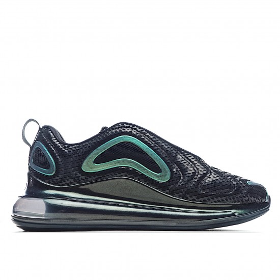 Nike Air Max 720 Unisex AO2924 003 Black Blue Running Shoes 