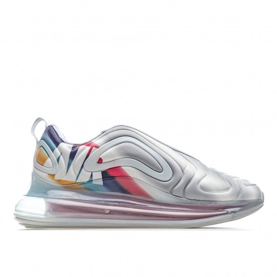 Nike Air Max 720 Unisex AR9293 009 Gray Red Running Shoes 