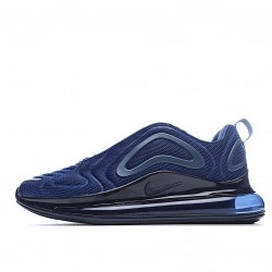 Nike Air Max 720 Mens AO2924 019 Black Blue Running Shoes 