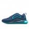 Nike Air Max 720 Mens AO2924 405 Deep Blue Blue Running Shoes 