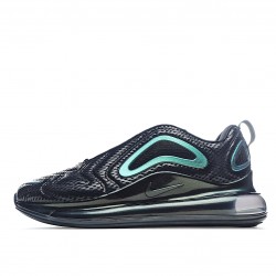 Nike Air Max 720 Unisex AO2924 003 Black Blue Running Shoes 