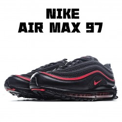 Nike Air Max 97 Black Red Running Shoes CU9990 001 Unisex 