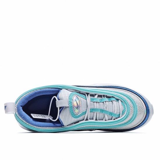 Nike Air Max 97 Blue Silver Running Shoes CT1965 400 Womens 