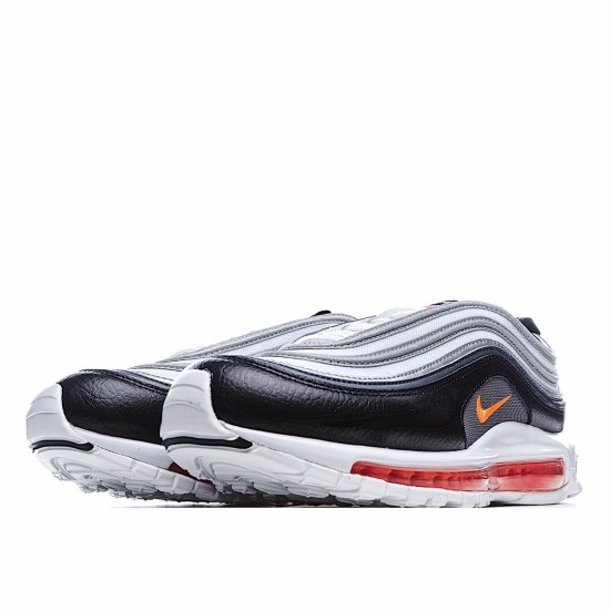 Nike Air Max 97 Gray Black Red Running Shoes CW5419 101 Unisex 