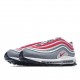 Nike Air Max 97 Red Gray Running Shoes 921522 017 Unisex 