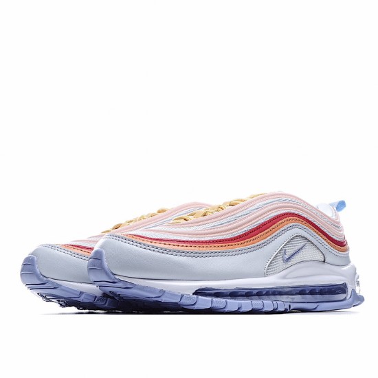 Nike Air Max 97 Silver Pink Running Shoes CW5588 001 Unisex 