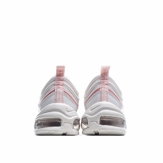 Nike Air Max 97 Summit White Bleached Coral 921733-104 Womens Running Shoes