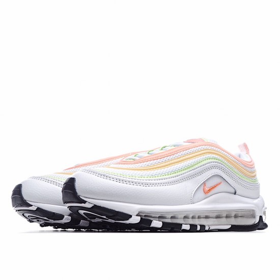 Nike Air Max 97 White Orange Running Shoes CZ6087 100 Womens 