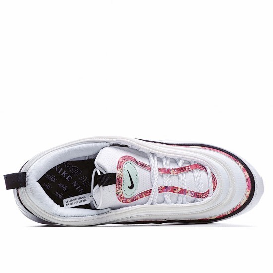 Nike Air Max 97 White Red Running Shoes CU4731 100 Unisex 