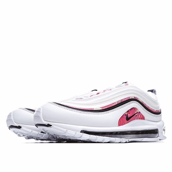 Nike Air Max 97 White Red Running Shoes CU4731 100 Unisex 