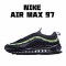 Nike Air Max 97 Black Green AJ1986 111 Unisex Running Shoes 