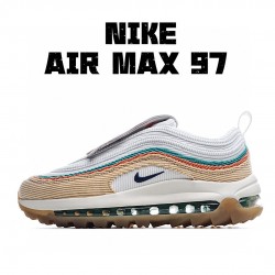Nike Air Max 97 Golf NRG Celestial Gold CJ0563-200 Unisex Running Shoes