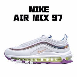 Nike Air Max 97 SE Womens CW2456 100 White Multi Running Shoes 