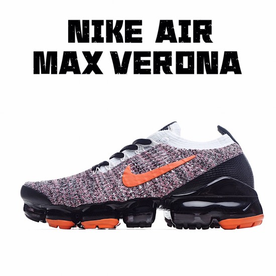 Nike Air VaporMax Flyknit 3 Bright Mango Pure Platinum AJ6900-800 Unisex Running Shoes