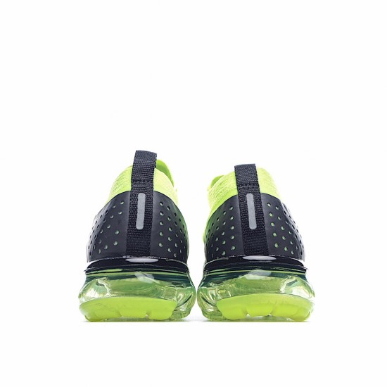 Nike Air VaporMax Flyknit 2.0 Green Yellow Black Running Shoes 942842 700 Mens 