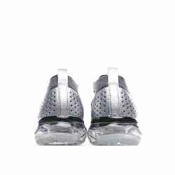 Nike Air VaporMax Flyknit 2.0 Mens BQ7036 001 Gray Silver Running Shoes 