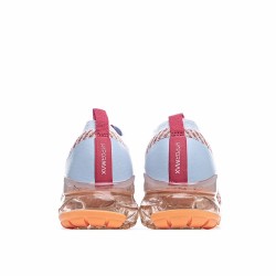 Nike Air VaporMax Flyknit 3.0 Gray Orange Running Shoes AJ6910 400 Womens 