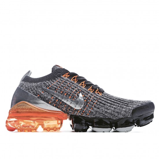 Nike Air VaporMax Flyknit 3.0 Mens Running Shoes AJ6900 024 Grey Silver Orange 