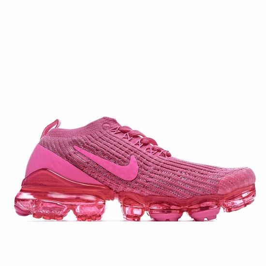 Nike Air VaporMax Flyknit 3.0 Peach Red Running Shoes CT1274 600 Womens 