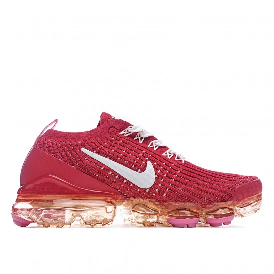 Nike Air VaporMax Flyknit 3.0 Red White Running Shoes CU4756 600 Unisex 