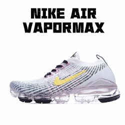 Nike Air VaporMax 2019 White Yellow Running Shoes AJ6900 103 Unisex 