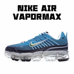 Nike Air Vapormax 360 Mens CK2718 400 Black Blue Running Shoes 