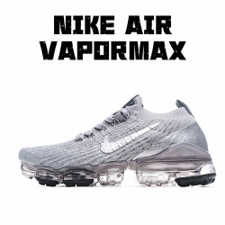 Nike Air VaporMax Flyknit 3.0 Gray White Running Shoes AJ6900 101 Unisex 