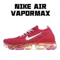 Nike Air VaporMax Flyknit 3.0 Red White Running Shoes CU4756 600 Unisex 