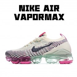 Nike Air VaporMax Flyknit 3.0 Womens Running Shoes AJ6910 201 Beige Purple Running Shoes 