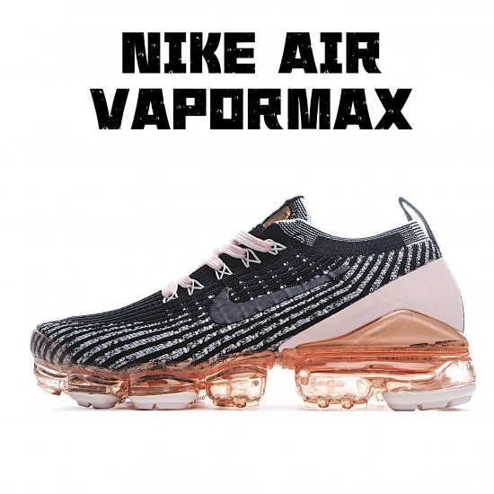 Nike Air VaporMax Flyknit 3.0 Womens AJ6900 333 Pink Black Running Shoes 