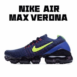 Nike Air VaporMax Flyknit Running Shoes AJ6900 400 Unisex Blue Green 