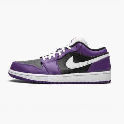 Air Jordan 1 Retro Low Court Purple Court Purple/White-Black 553558-501