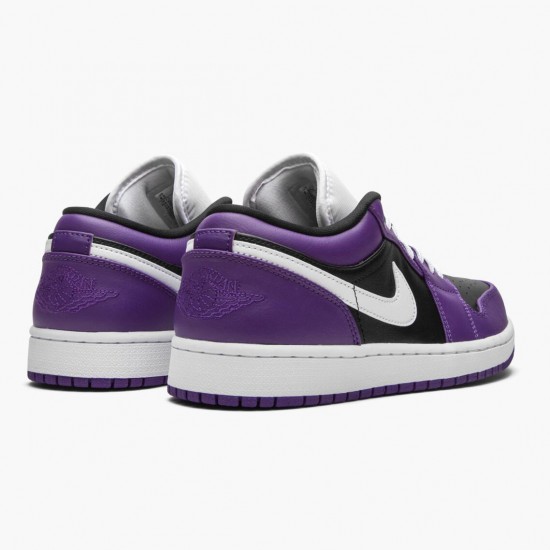 Air Jordan 1 Retro Low Court Purple Court Purple/White-Black 553558-501