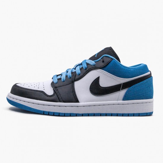 Air Jordan 1 Retro Low Laser Blue Black/Black Laser/Blue White CK3022-004