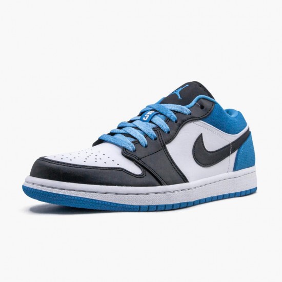 Air Jordan 1 Retro Low Laser Blue Black/Black Laser/Blue White CK3022-004