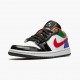 Air Jordan 1 Retro Low Multi Color White/White Hyper Royal CZ4776-101